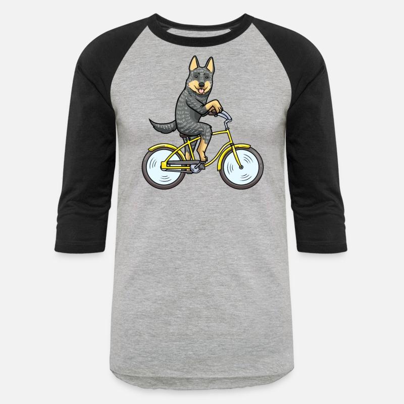 Australian Cattle Dog Dog With Bike