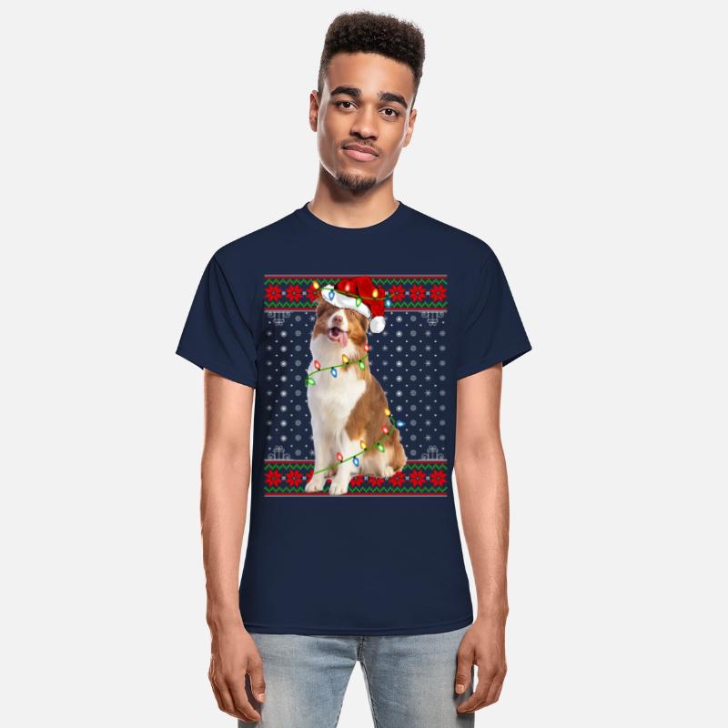 Australian Shepherd Dog Ugly Christmas