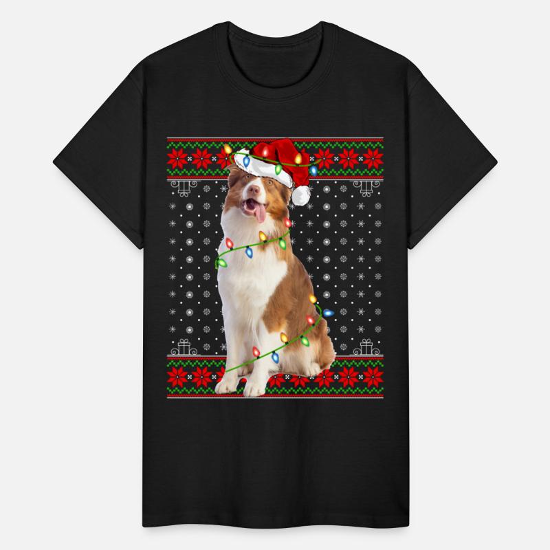 Australian Shepherd Dog Ugly Christmas