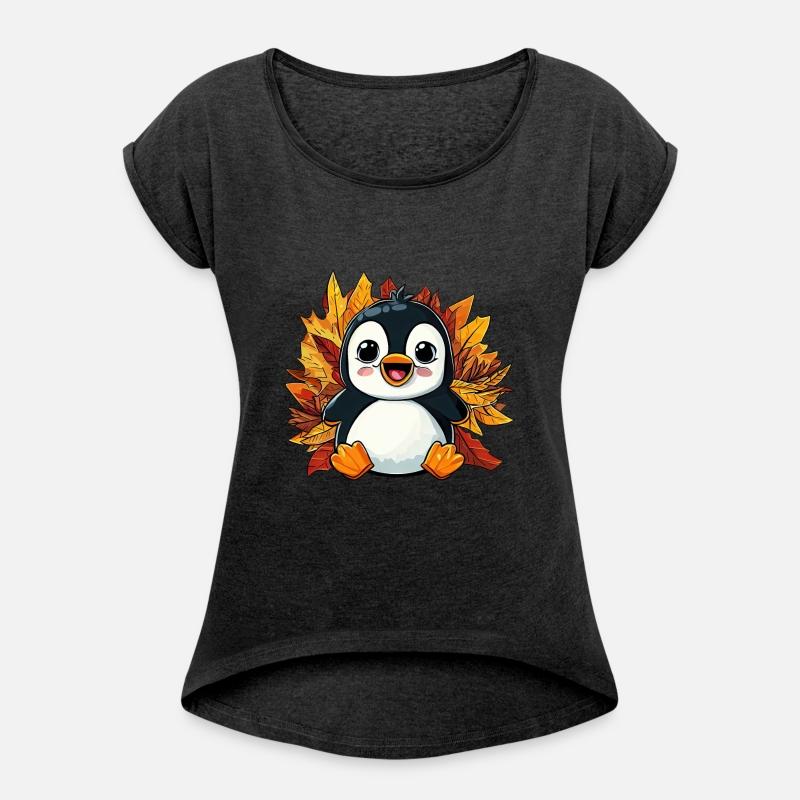 Autumn Penguin: Foliage and Colorful Leaves