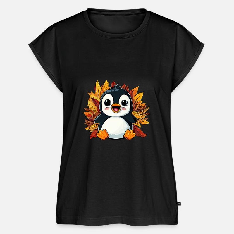 Autumn Penguin: Foliage and Colorful Leaves