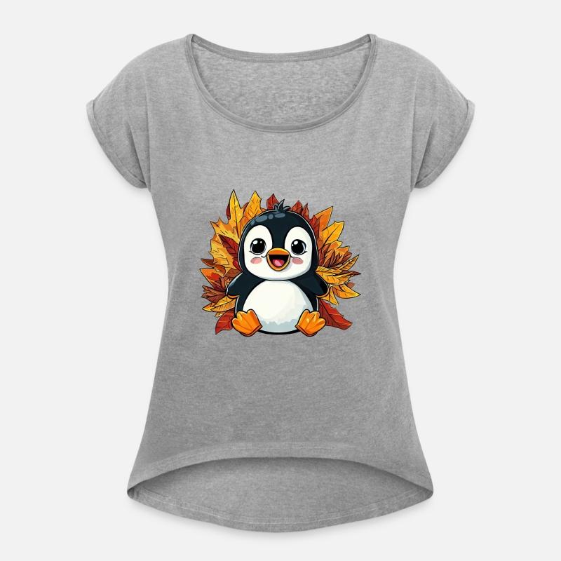 Autumn Penguin: Foliage and Colorful Leaves