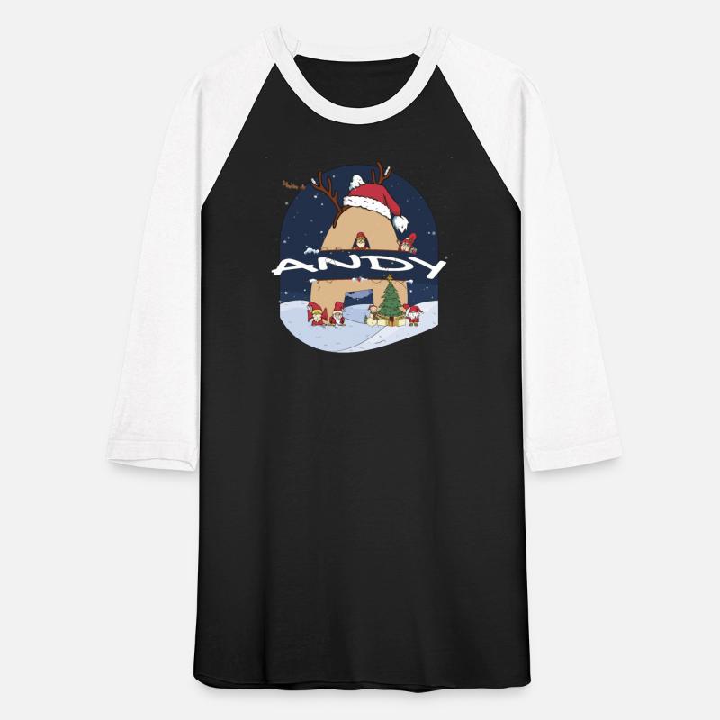 Awesome Andy Name w Santa Hat in Xmas Theme