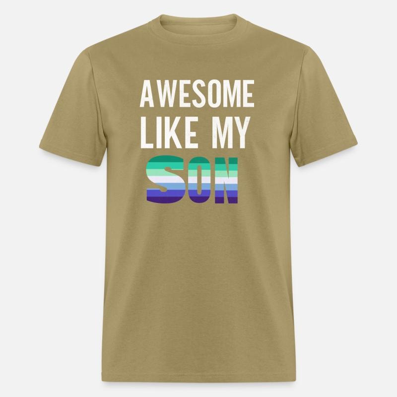 Awesome Like My Son Pride Gay Men flag