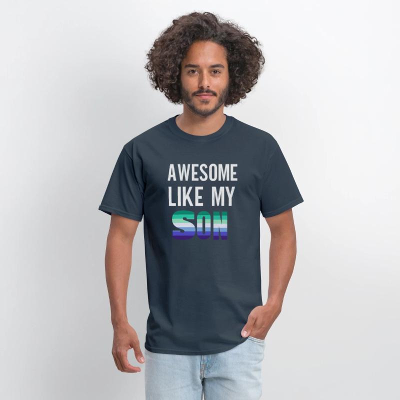 Awesome Like My Son Pride Gay Men flag