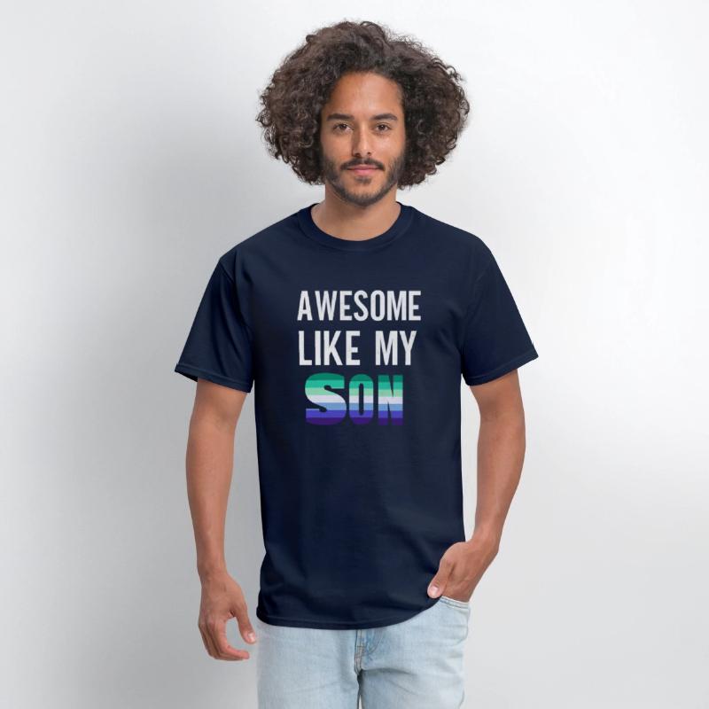 Awesome Like My Son Pride Gay Men flag
