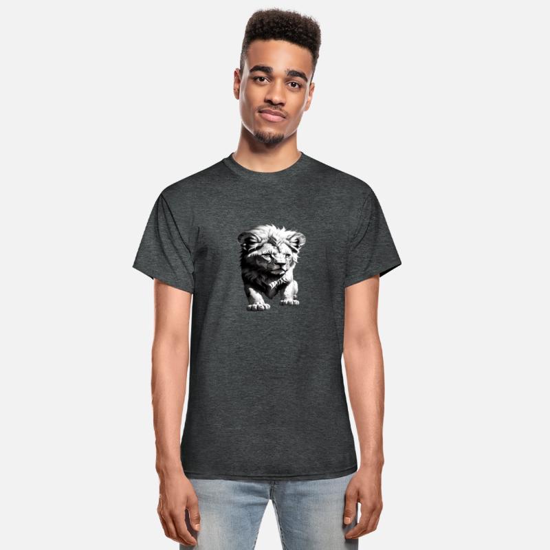 Baby Lion Exploring on his Own