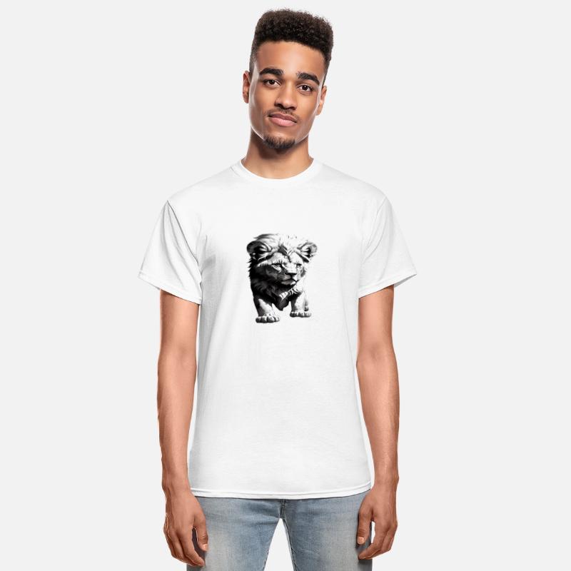 Baby Lion Exploring on his Own