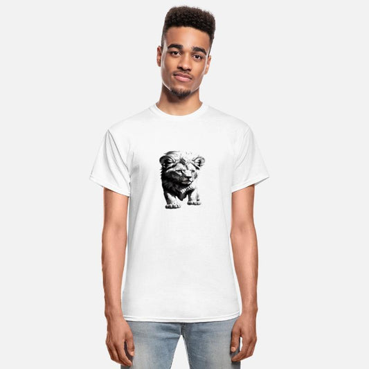 Baby Lion Exploring on his Own