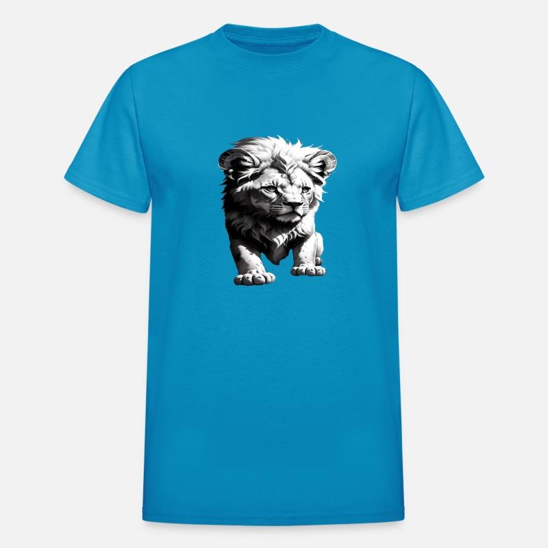 Baby Lion Exploring on his Own