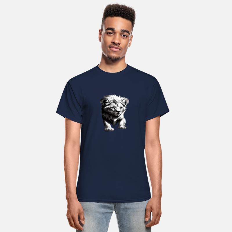 Baby Lion Exploring on his Own