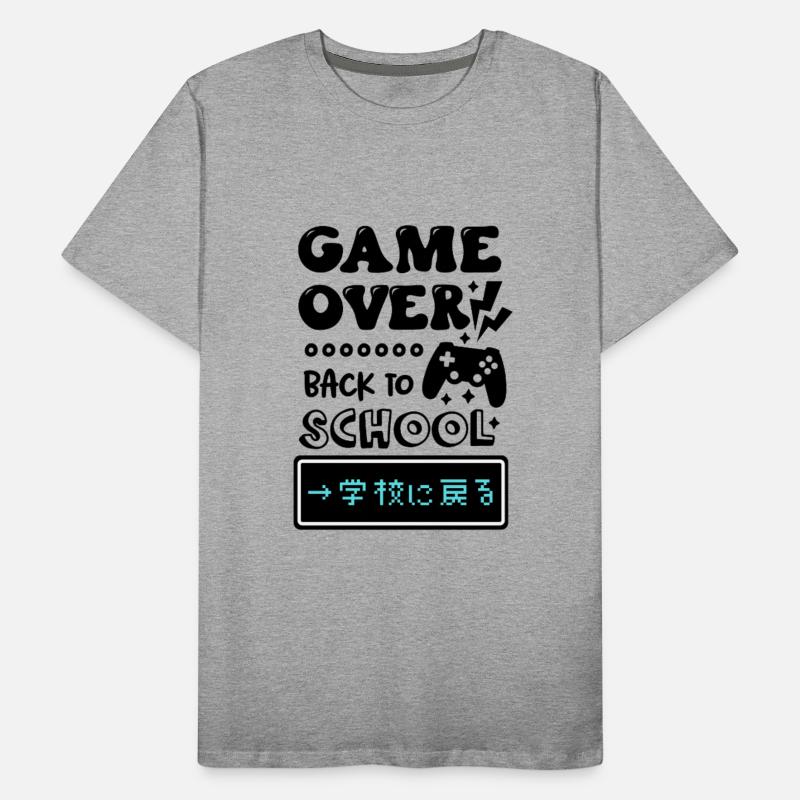 Back to School Retro Game Blue