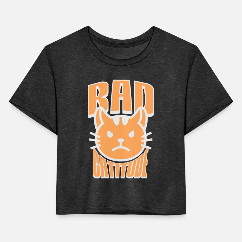 Bad Catitude! Angry Cat Pun