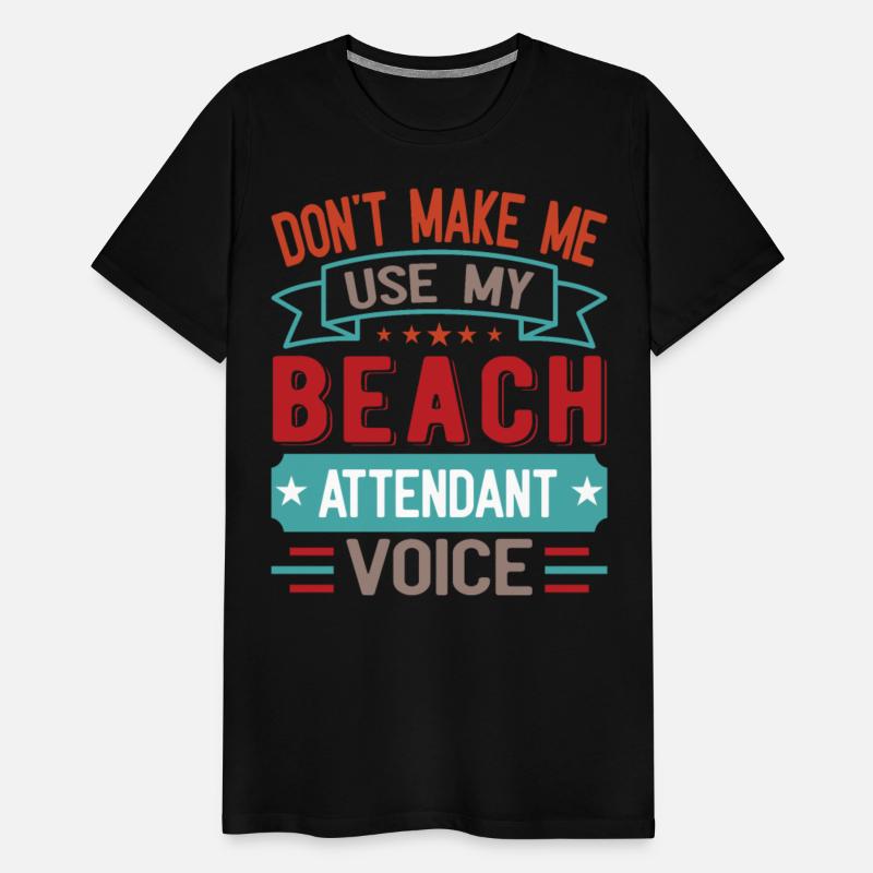 Beach Attendant Funny Beach Lifeguard