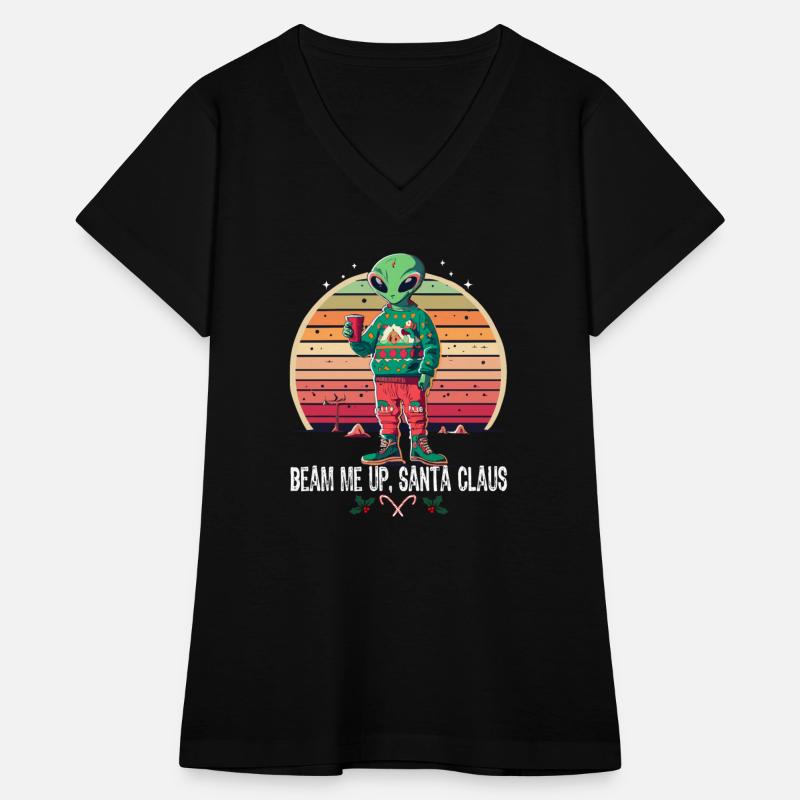 Beam Me Up Santa Claus Alien Christmas Ufo Coffee