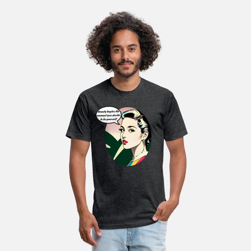 Beauty begins the moment you decide to be yourself