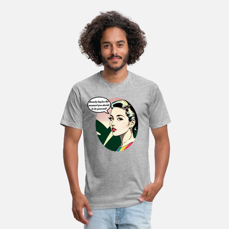 Beauty begins the moment you decide to be yourself