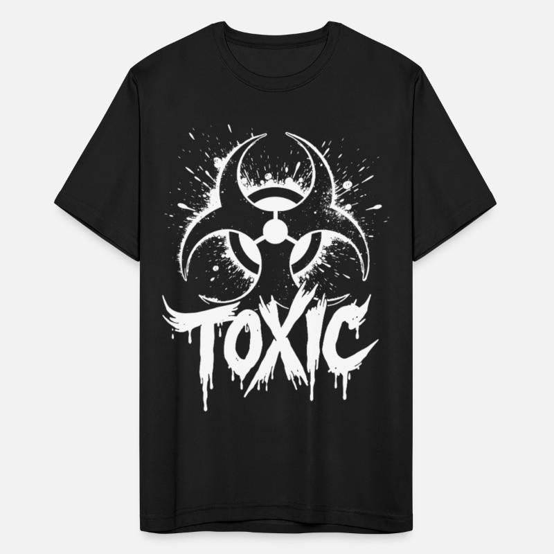 Biohazard Symbol Toxic Grunge Style