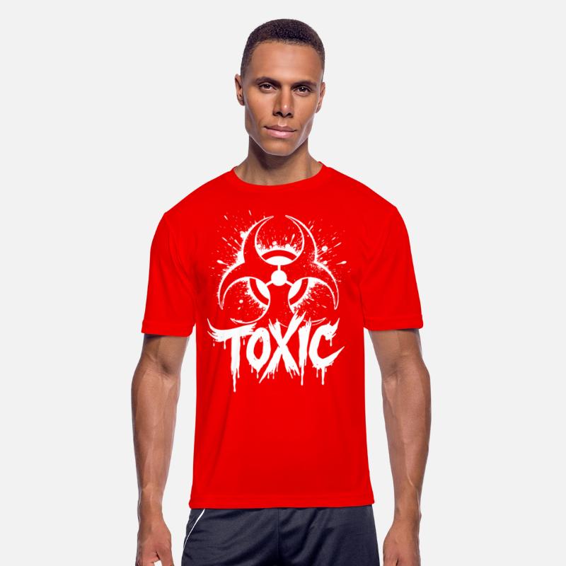 Biohazard Symbol Toxic Grunge Style
