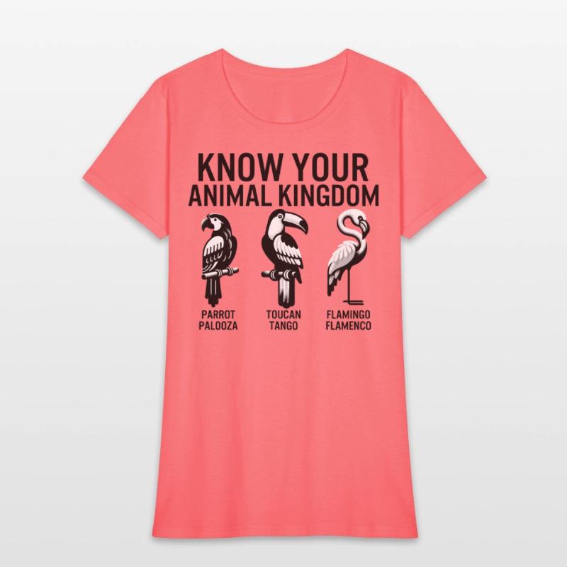Birds Shirt, Know Your Animal Kingdom Parrot