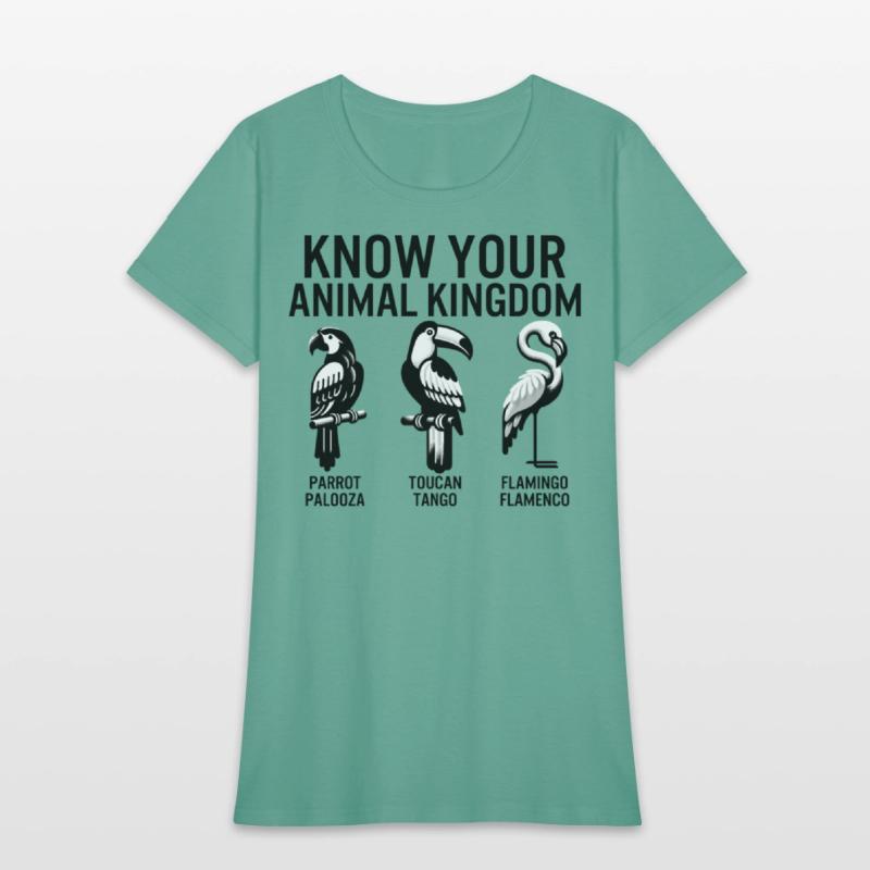 Birds Shirt, Know Your Animal Kingdom Parrot