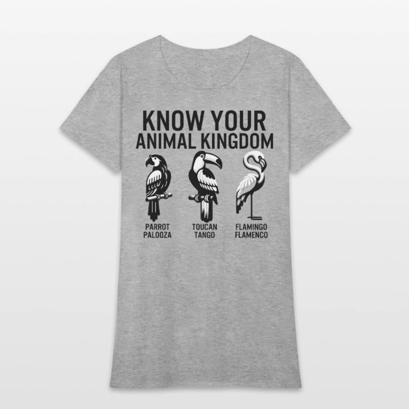 Birds Shirt, Know Your Animal Kingdom Parrot