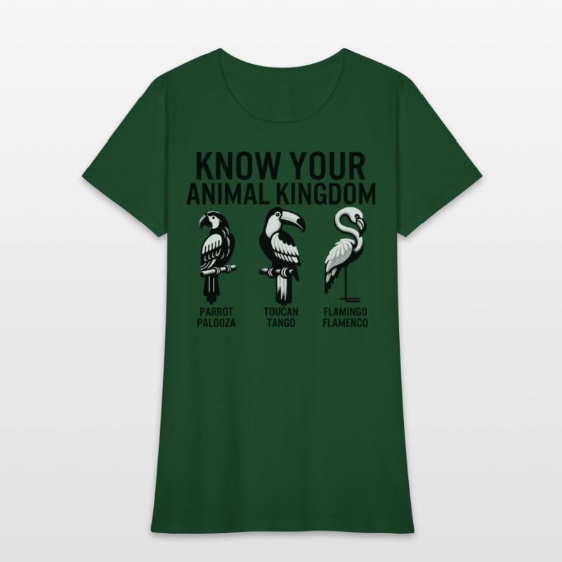 Birds Shirt, Know Your Animal Kingdom Parrot