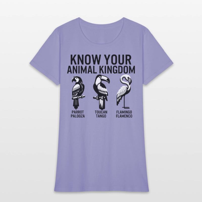 Birds Shirt, Know Your Animal Kingdom Parrot