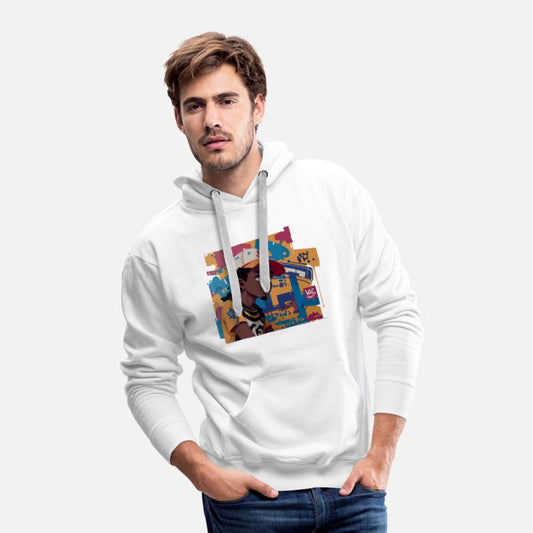 Black Kid in front of Graffiti Background