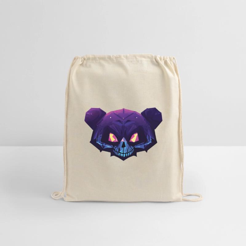 Blue and Magenta Gangster Skeleton Teddy