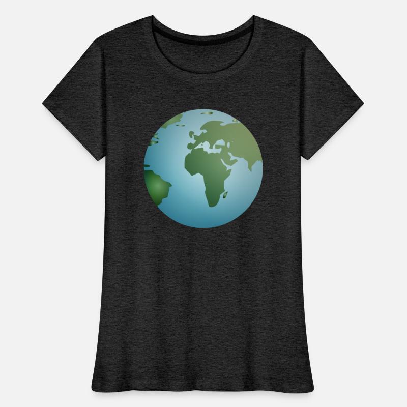 blue planet earth with green continents