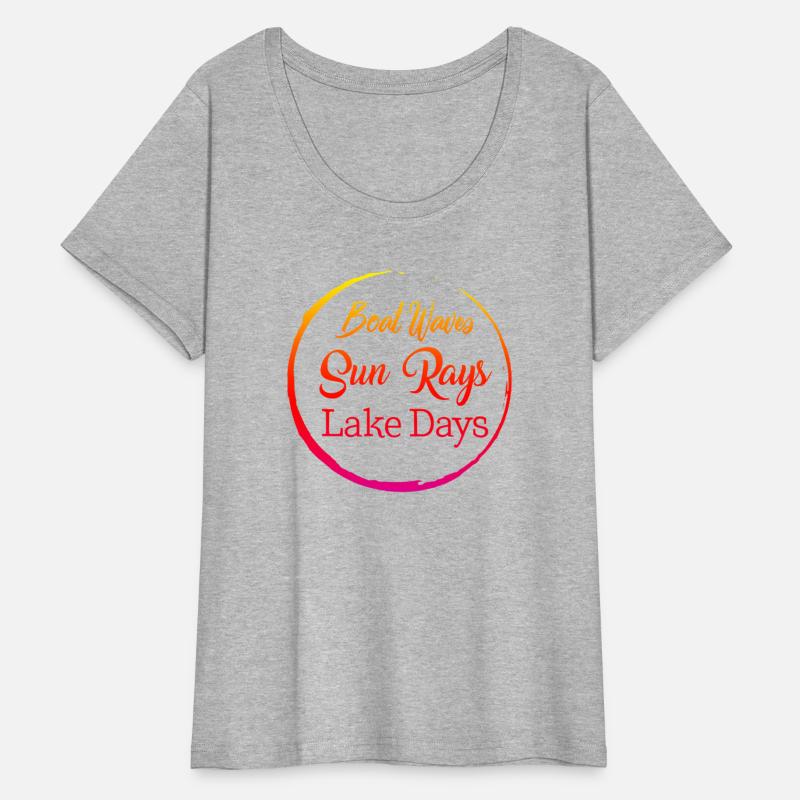 Boat Waves Sun Rays Lake Days Shirt, Lake Life