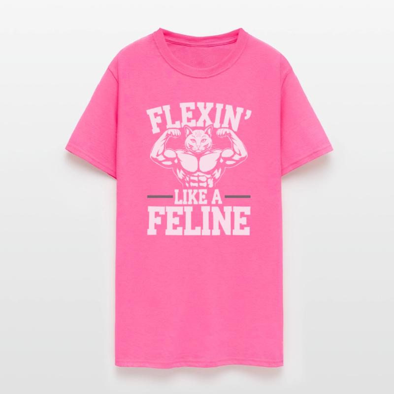 Bodybuilding Cat Fitness Workout Gym Instructor