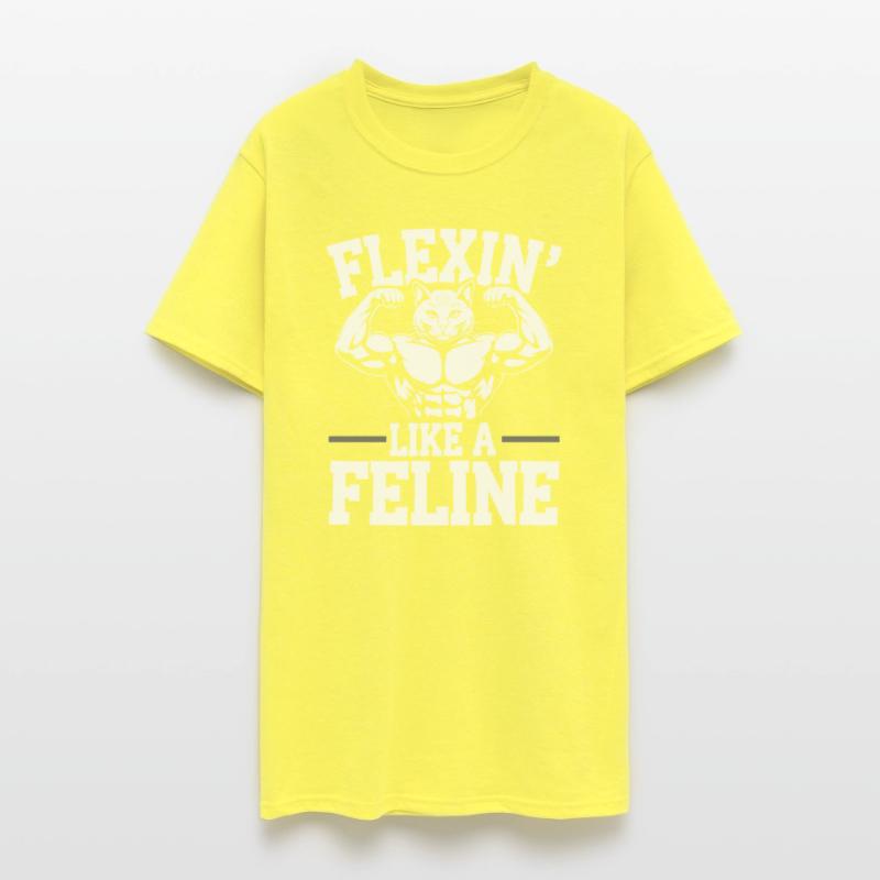 Bodybuilding Cat Fitness Workout Gym Instructor