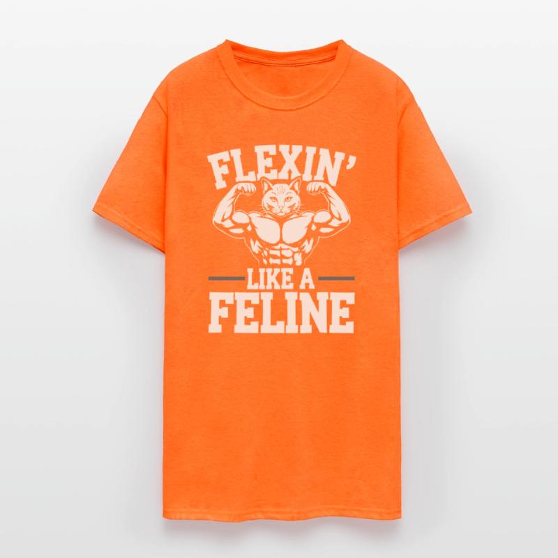 Bodybuilding Cat Fitness Workout Gym Instructor