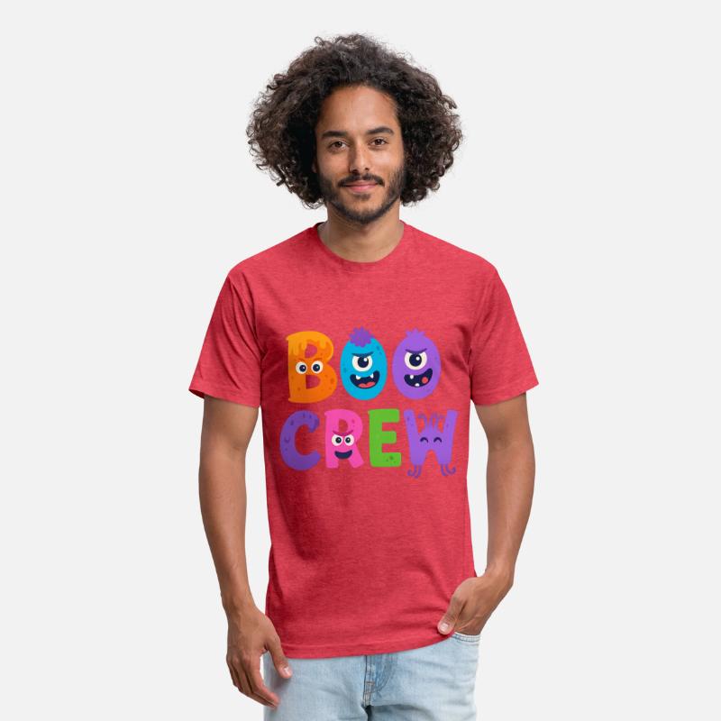 Boo CrewHalloween T-Shirt - Cute Monster Letters