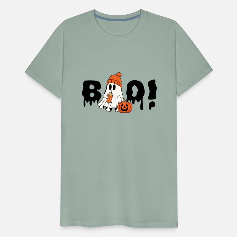 boo spooky design for halloween