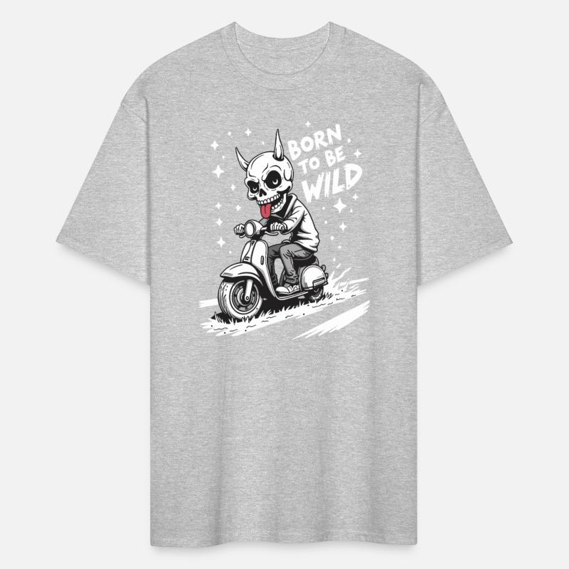 Born to Be Wild - Skull Devil on Scooter