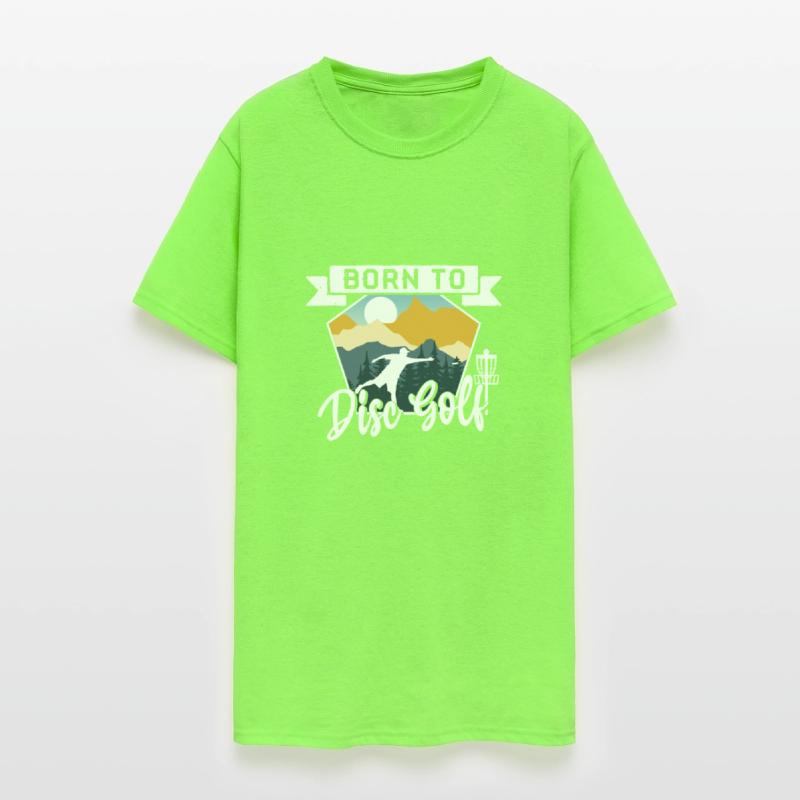 Born to play disc golf - Disc Golfing Nature Sport