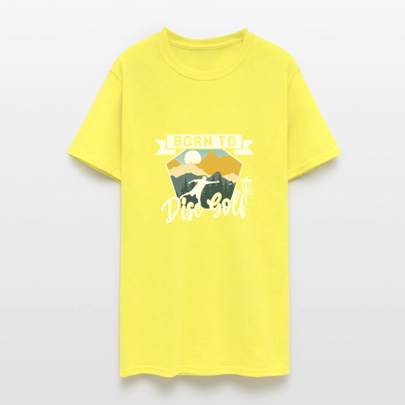 Born to play disc golf - Disc Golfing Nature Sport