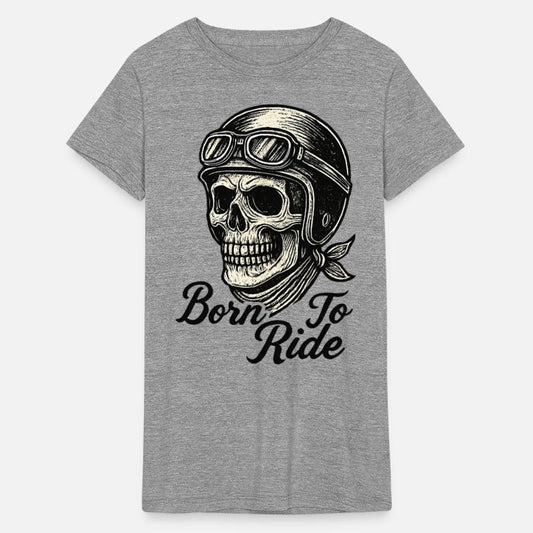 Born To Ride Vintage Biker Skull Sticker