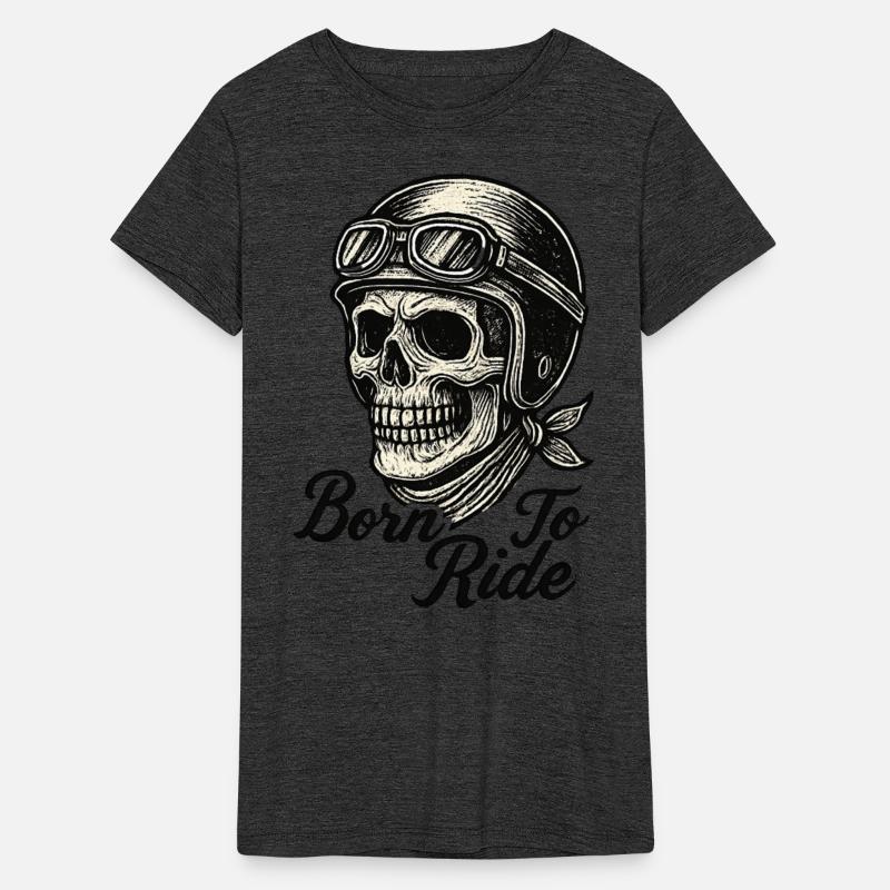 Born To Ride Vintage Biker Skull Sticker