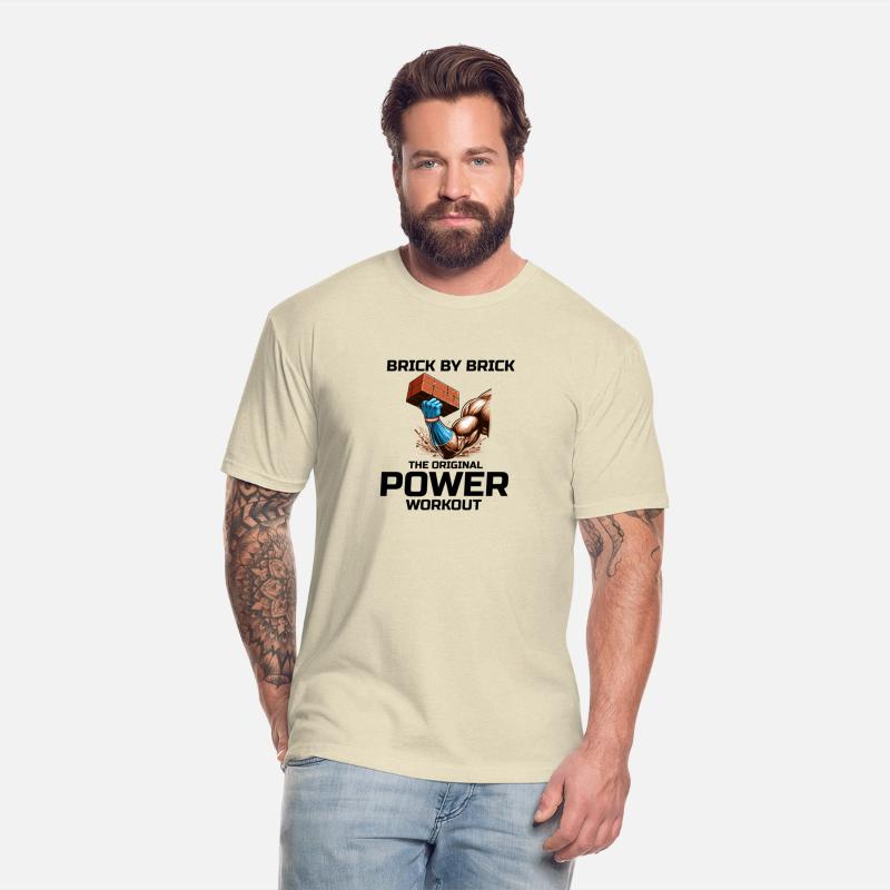 Bricklayer Bricklaying Humor Power Workout Funny