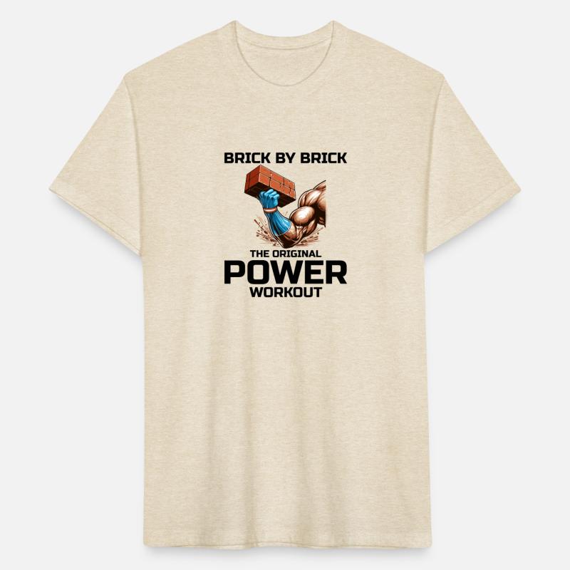 Bricklayer Bricklaying Humor Power Workout Funny