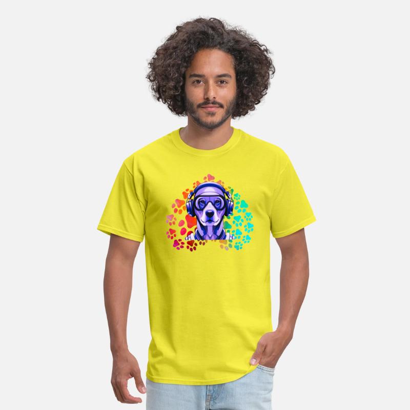 Canine Tunes-Robotic Rottweiler Listening to Music