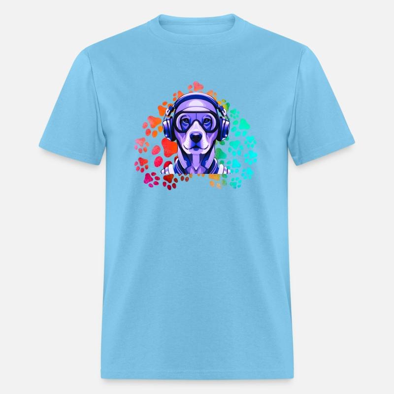 Canine Tunes-Robotic Rottweiler Listening to Music