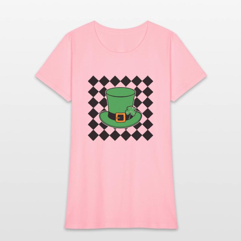 Checkered Shamrock Hat