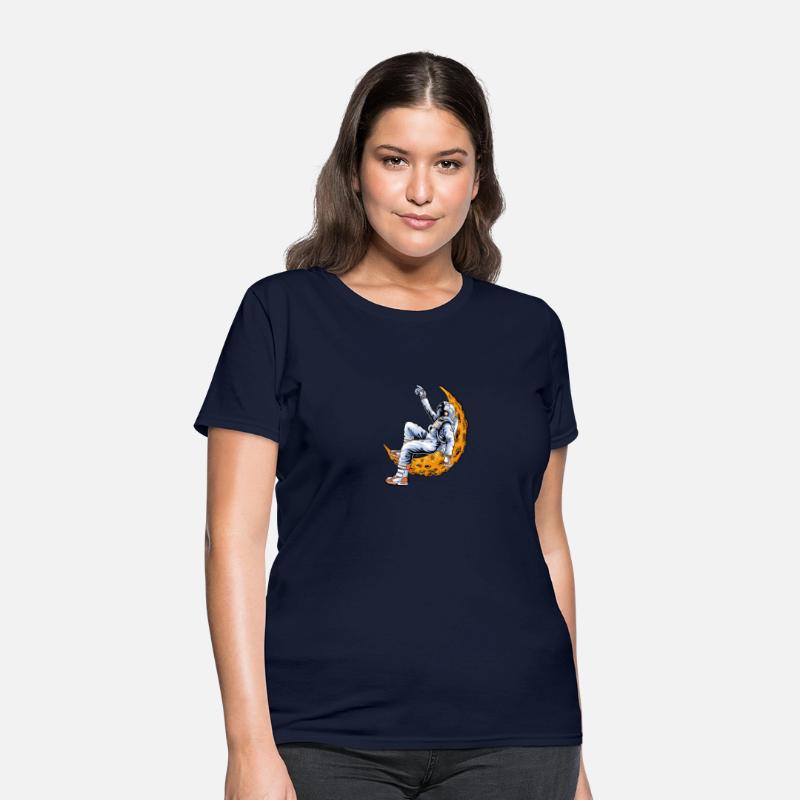 "Chill Astronaut on the Moon – Space Vibes Tee"