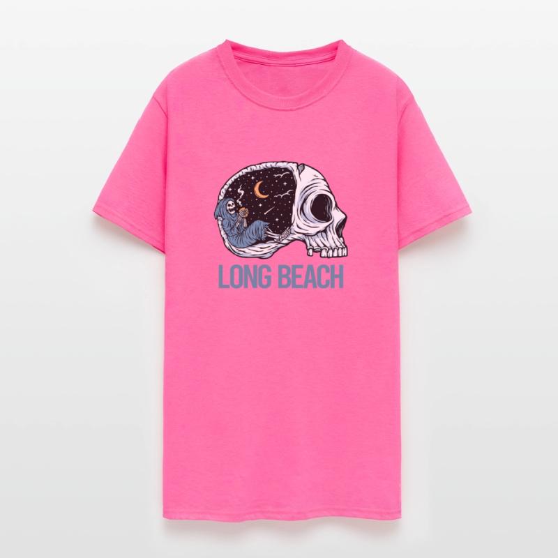 Chilling Skeleton Long Beach girl