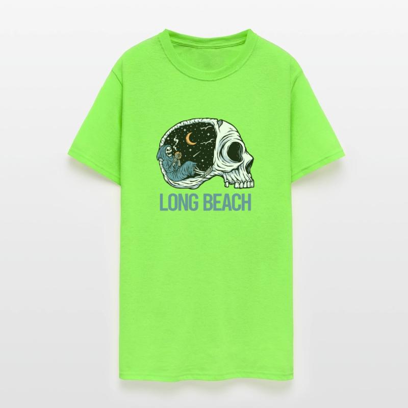 Chilling Skeleton Long Beach girl